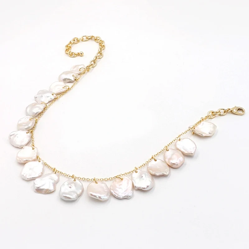 Retro and Classic Baroque Pearls Necklace
