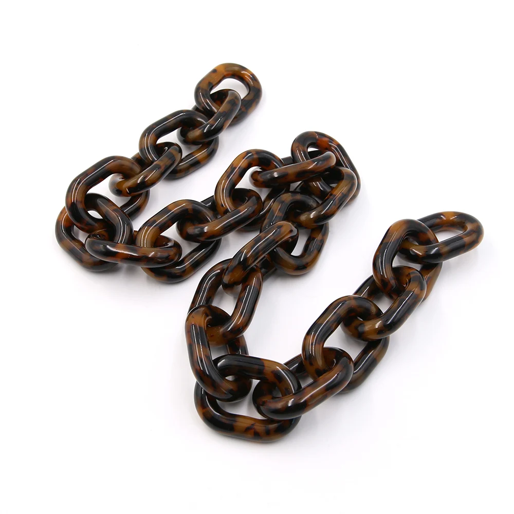 Earth Vein Texture Acetate Bag Chain